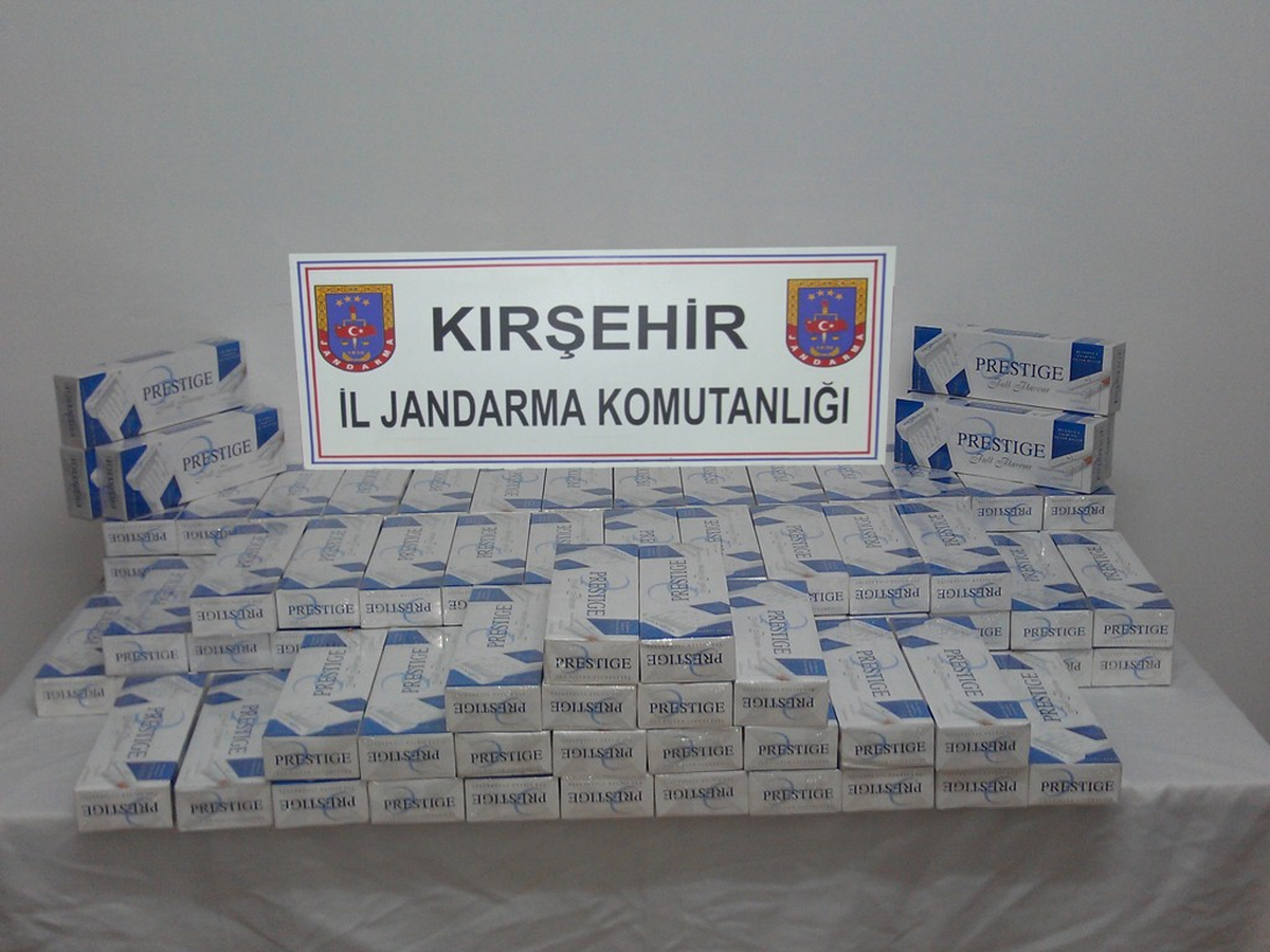 Jandarmadan Kaçak Sigara Operasyonu