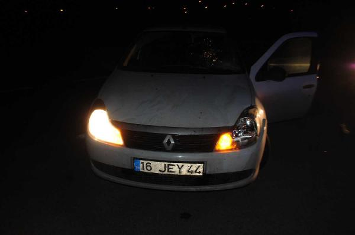 Kızını Ziyarete Giderken Otomobil Çarptı