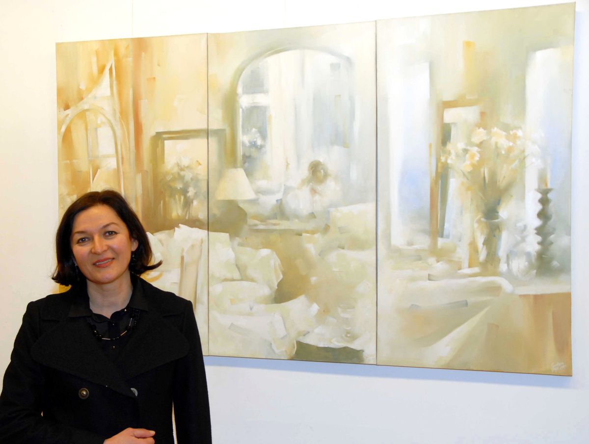 Ressam İnaç, Sanko Sanat Galerisi\'nde Sergi Açtı