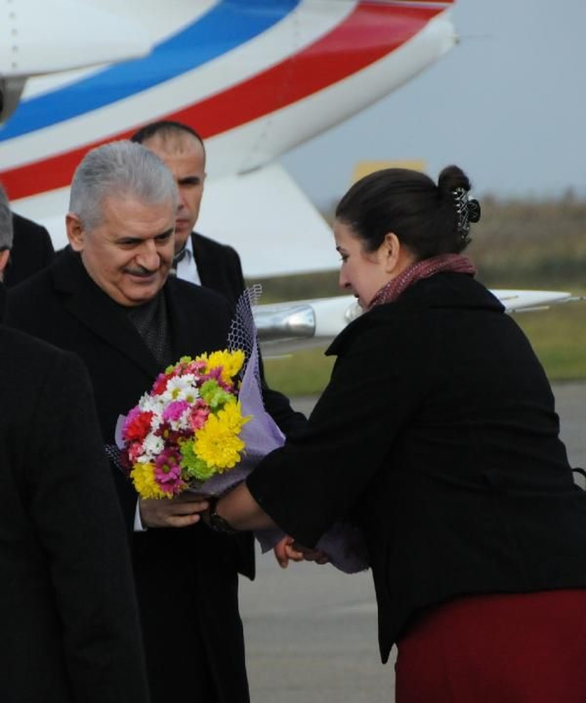 Samsun Bakan Yıldırım'ın Konvoyunda Kaza, Karayolları Şefi Yaralandı Bakan Yıldırım'ın Konvoyunda...