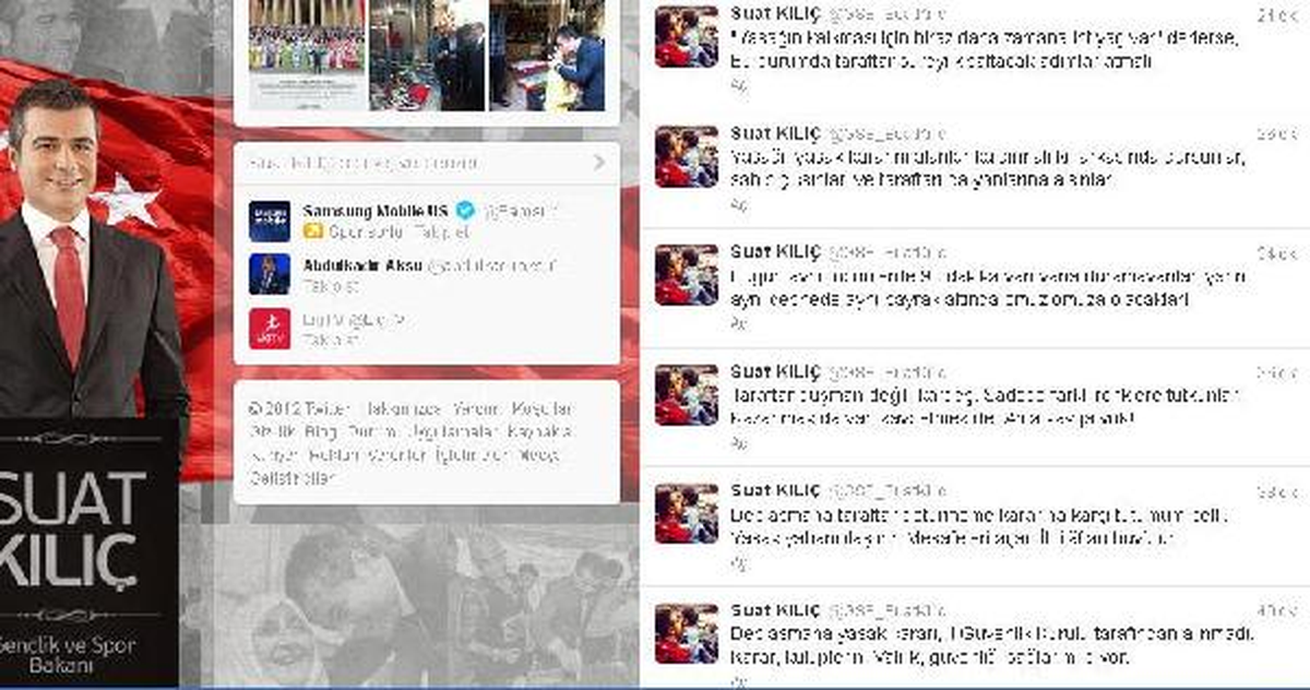 Spor Bakanı Suat Kılıç Deplasman Yasağına Karşı