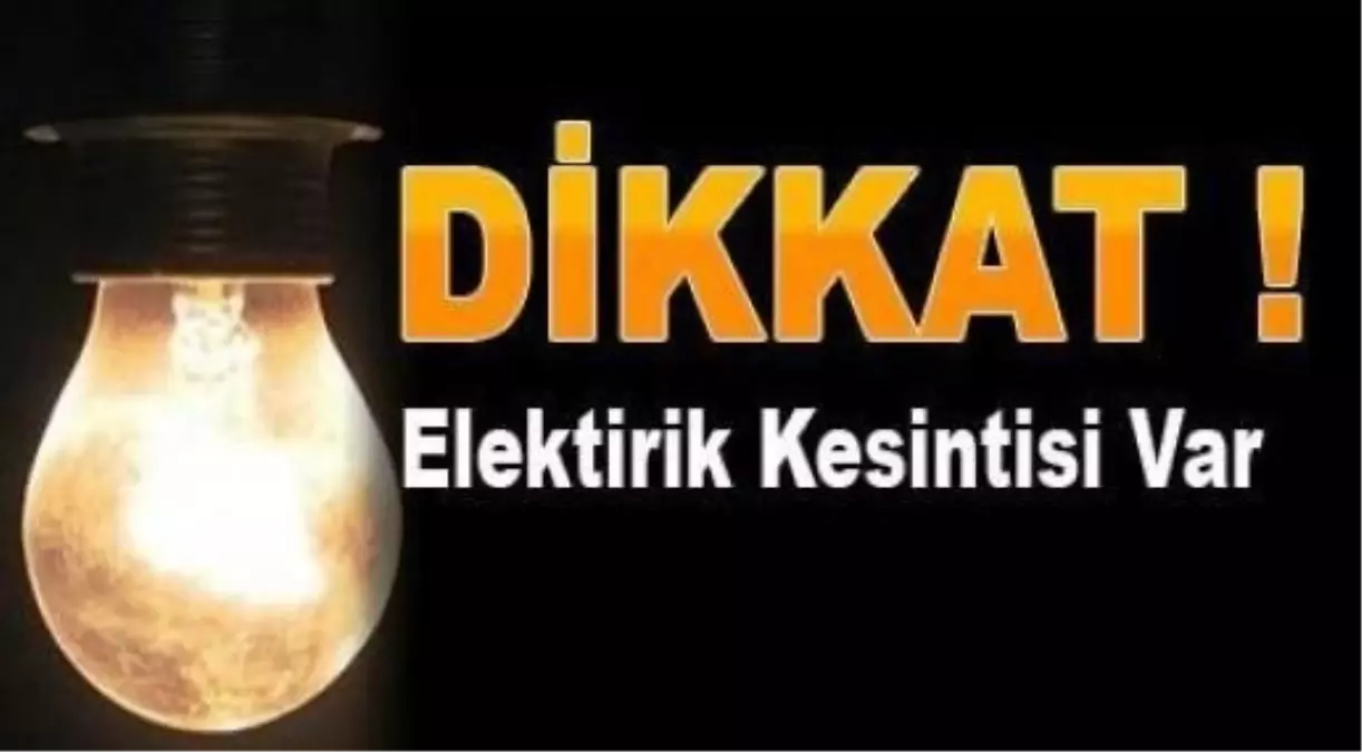 Babaeski\'de Elektrik Kesintisi