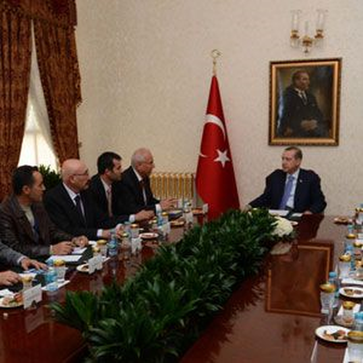 Başbakan Erdoğan Suriye Türkmenleri Heyetini Kabul Etti