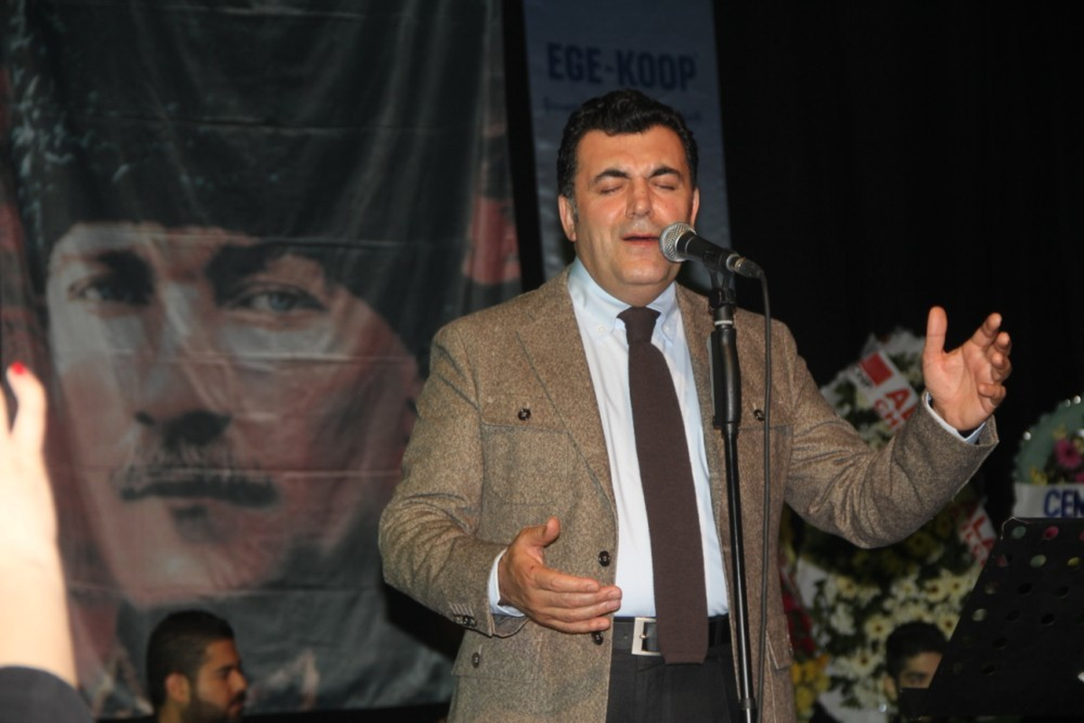 Ege-Koop Genel Başkanı Hüseyin Aslan\'a Mehteranlı Karşılama