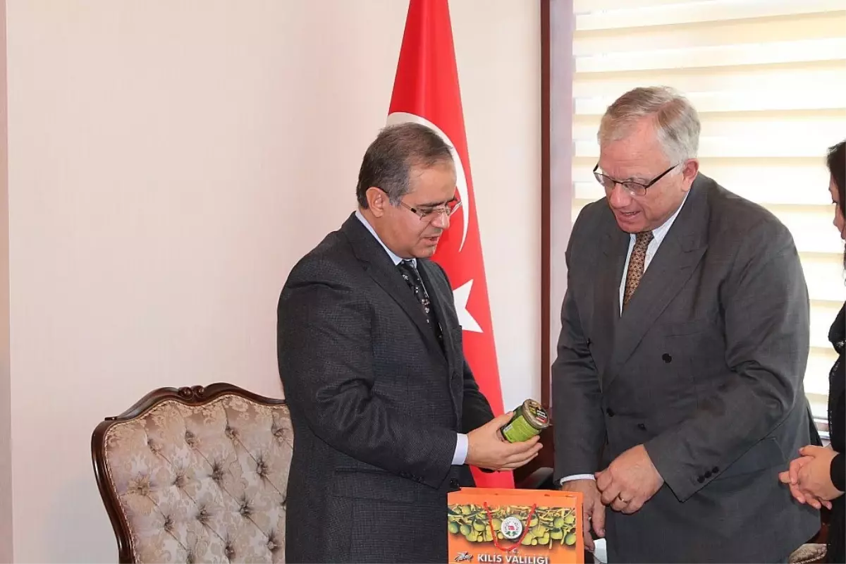 Hollanda\'nın Ankara Büyükelçisi Jan-Paul Dirkse Kilis\'te