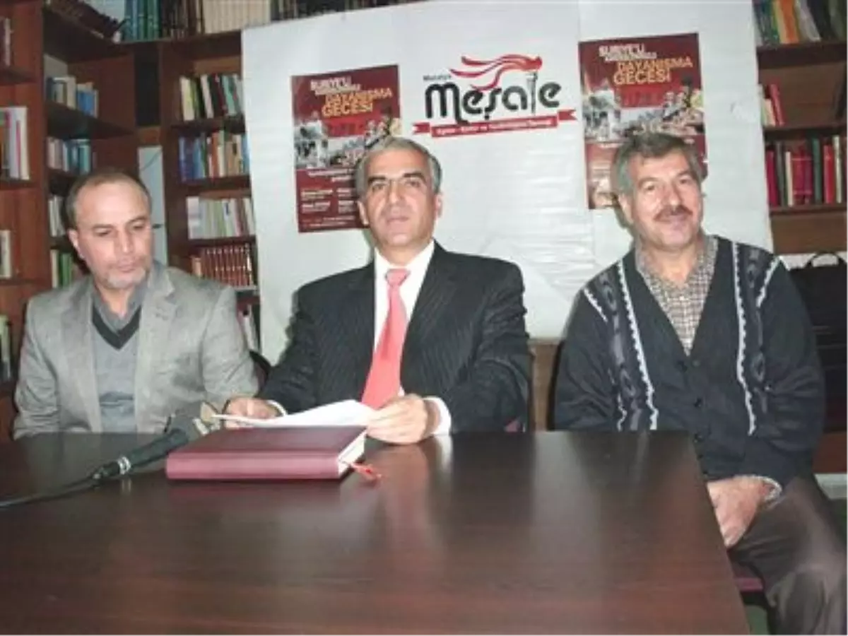 'Suriyeli Kardeşlerimizle Dayanışma Gecesi'