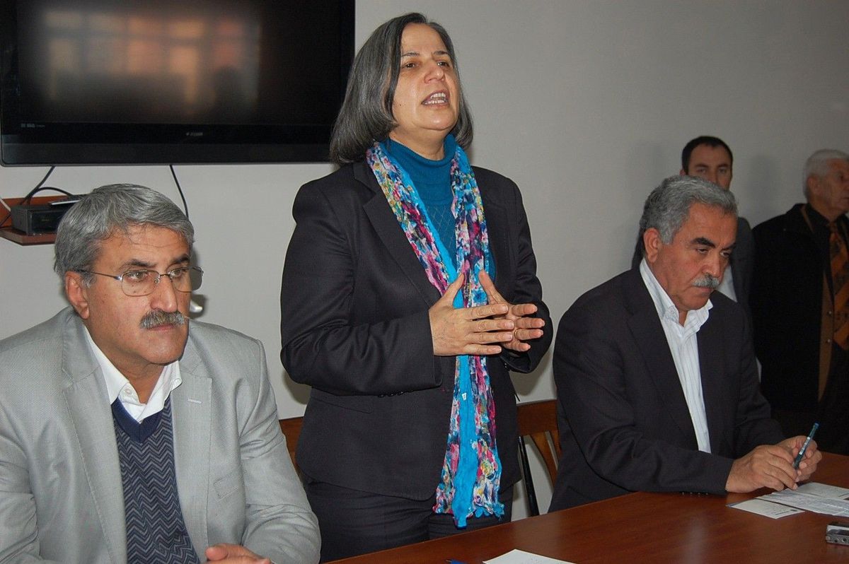 BDP Genel Başkan Yardımcısı Kışanak."Hem Bölgesel Bir Savaşa Hem de Mezhep Temelli Bir Savaşa Karşı...
