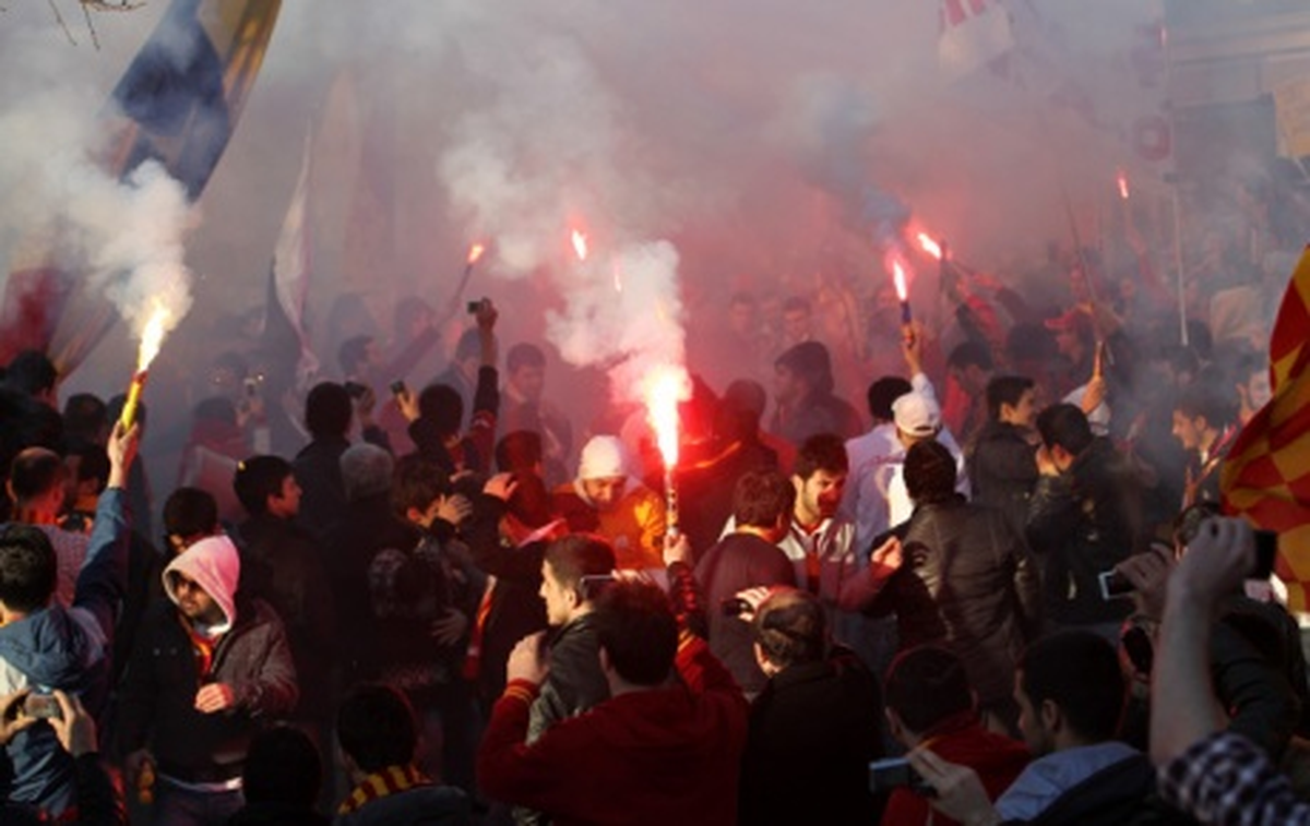 Galatasaray\'a Florya\'da Coşkulu Uğurlama