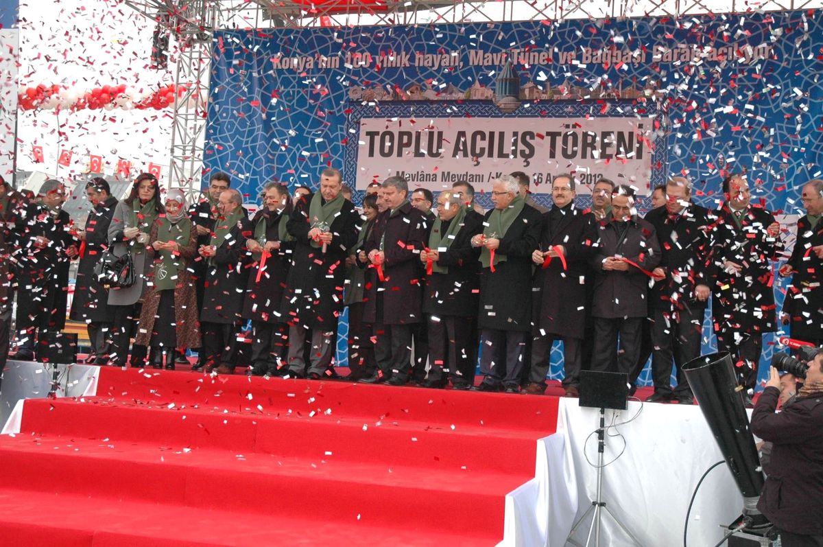 Konya\'da Toplu Açılış Töreni