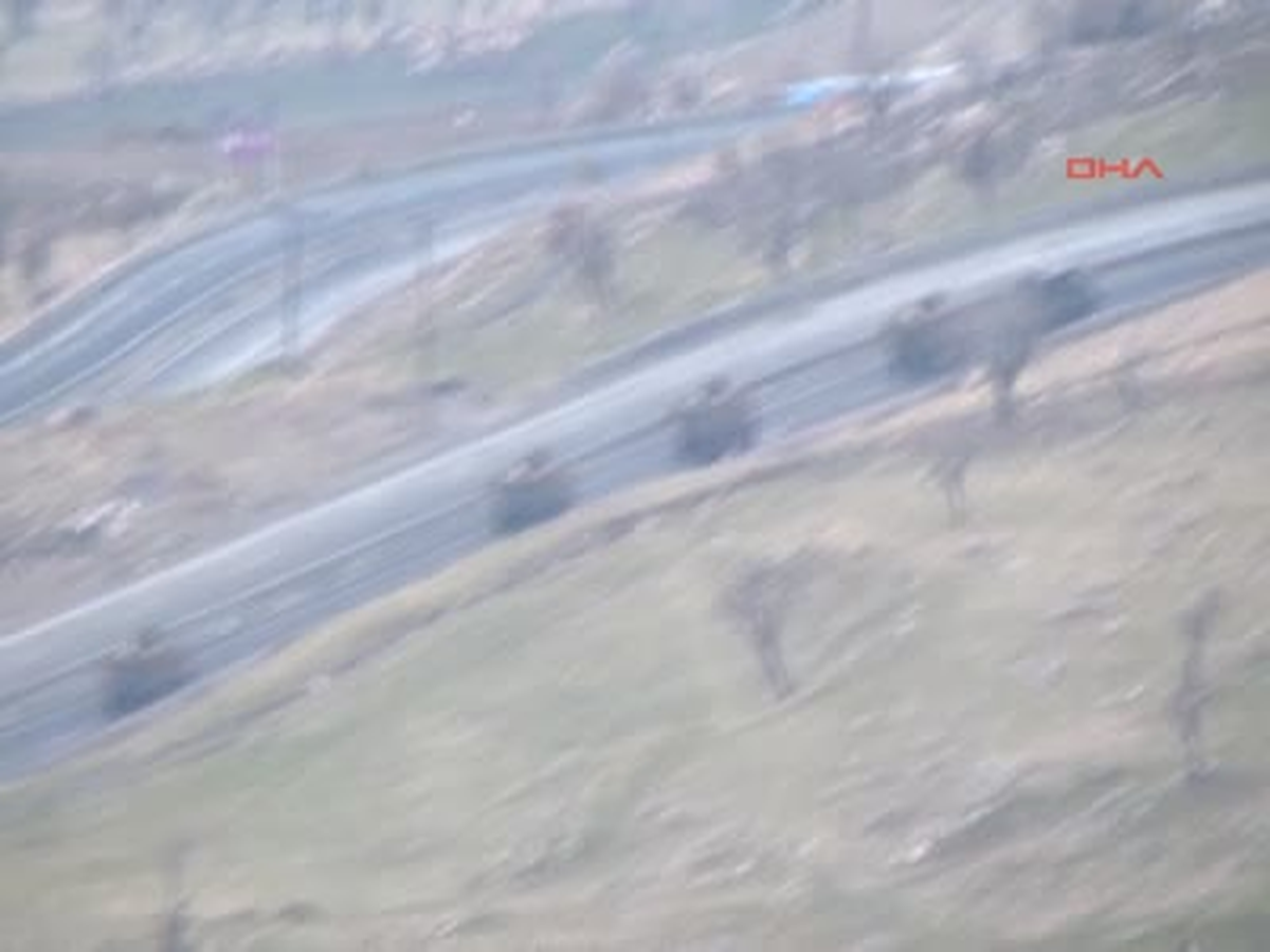 Şırnak Irak Sınırına Askeri Sevkiyat