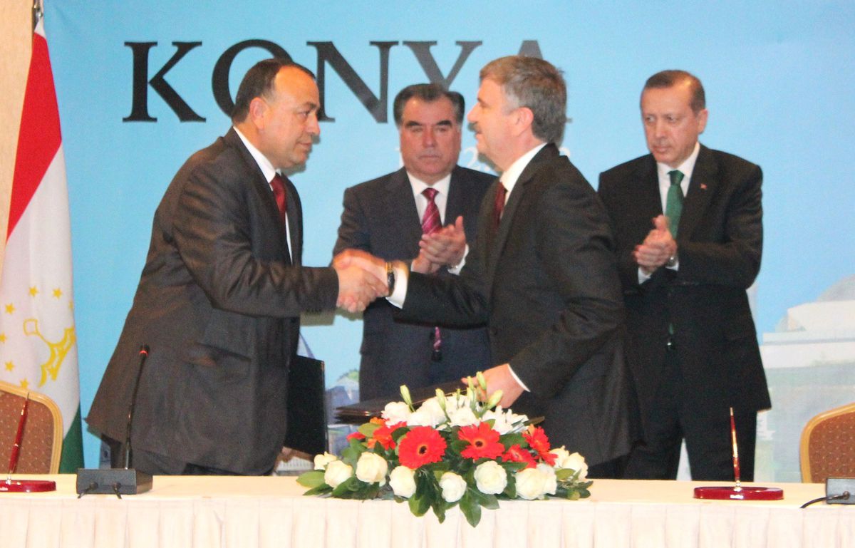 Başbakan Erdoğan ile Tacikistan Cumhurbaşkanı İş Birliği Protokolü İmzaladı