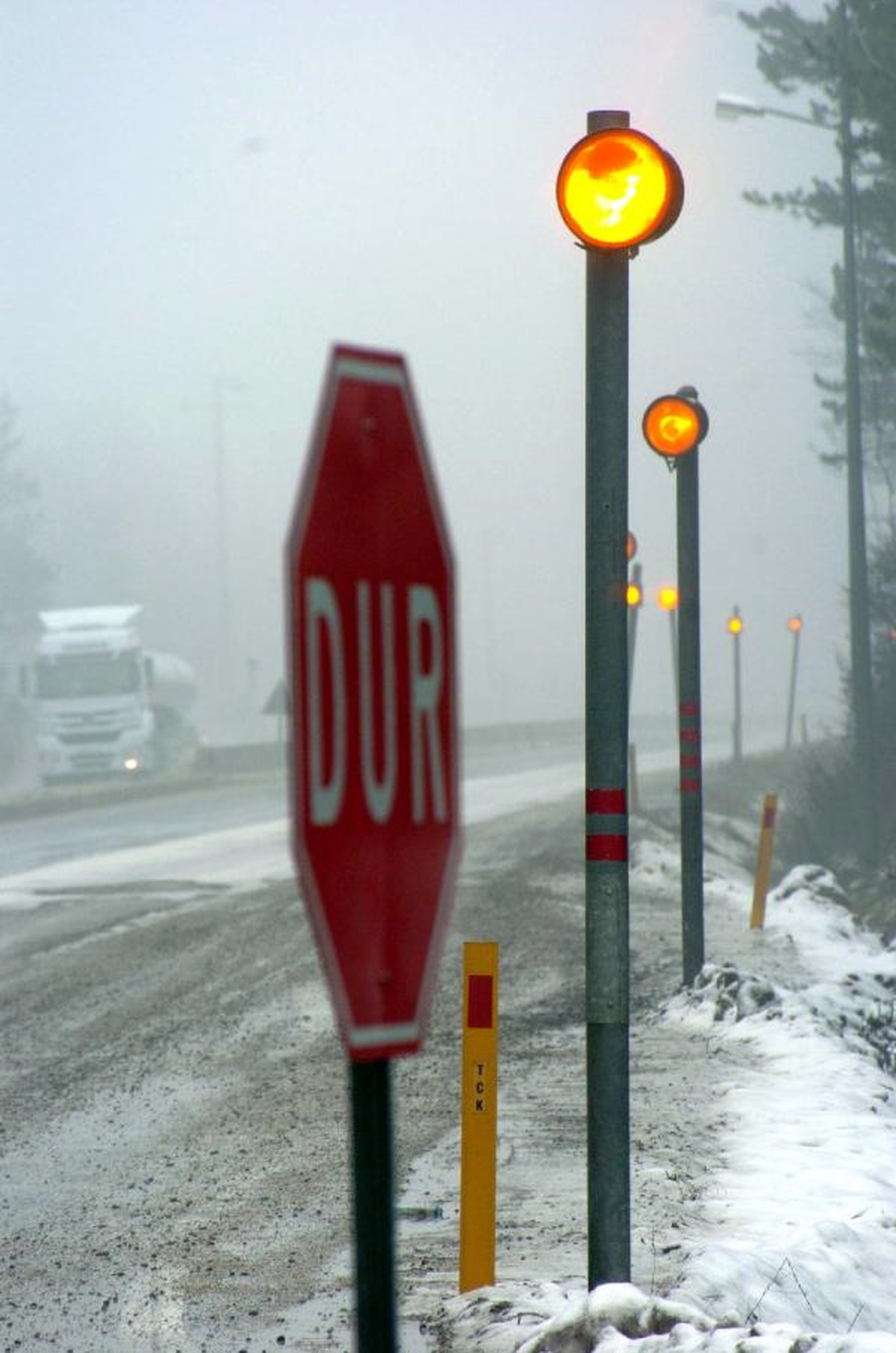 Bolu Dağı\'nda Sis Ulaşımı Etkiledi