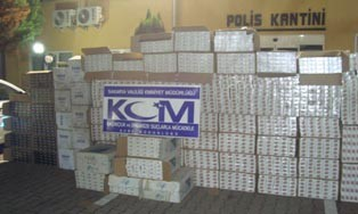 Emniyetten Kaçak Sigara Operasyonu