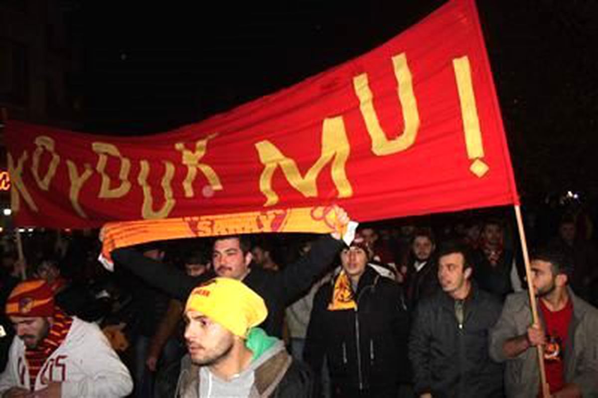 Galatasaray Taraftarının Galibiyet Sevinci