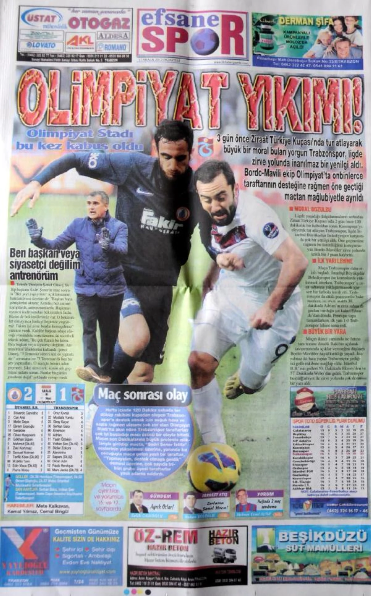 Trabzonspor\'da "Aptalca Gol" Husursuzluğu