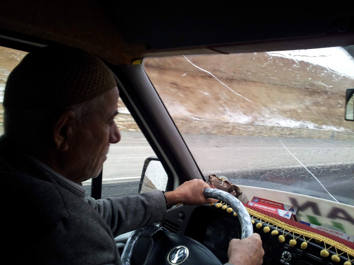 Adıyaman-Kahta Yolunda Kış Çilesi