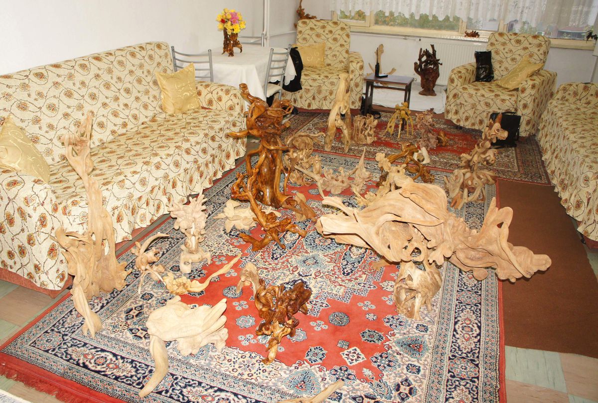 Ağaç Kökünden Sanat Eseri