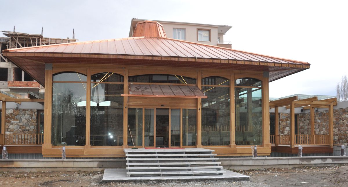 Ağalar Konağı Kültür Evi\'nin İnşaatı Tamamlanıyor
