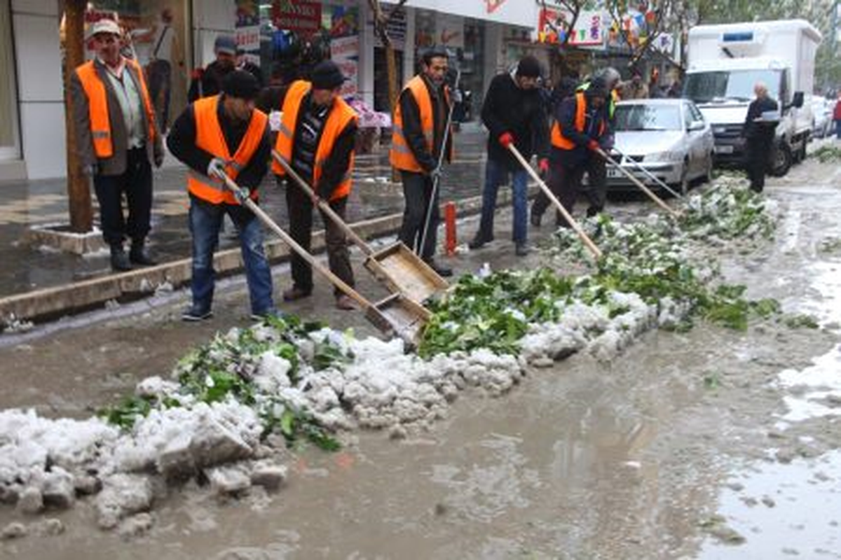 Belediyeden Karla Mücadele Çalışması
