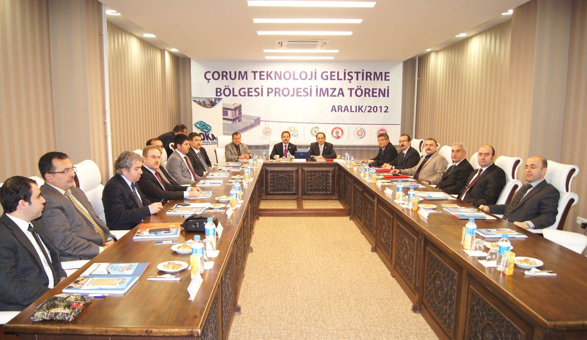 Çorum Teknokent Projesi İmza Töreni