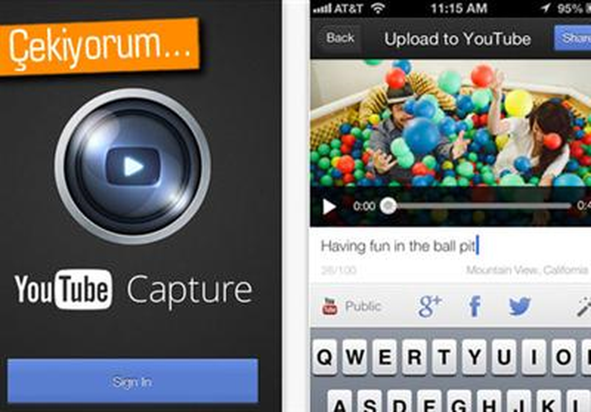 Google\'dan Yeni Uygulama: Youtube Capture