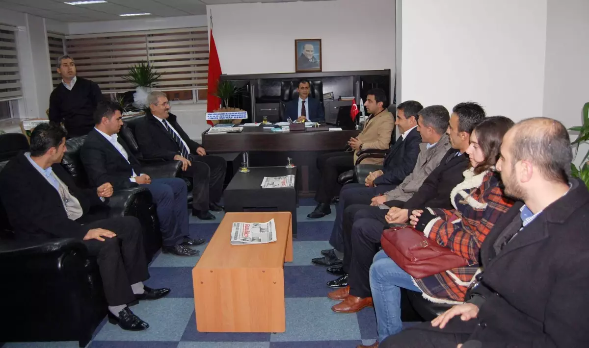 İşkur Müdürü Yücekaya'ya Ziyaretçi Akını