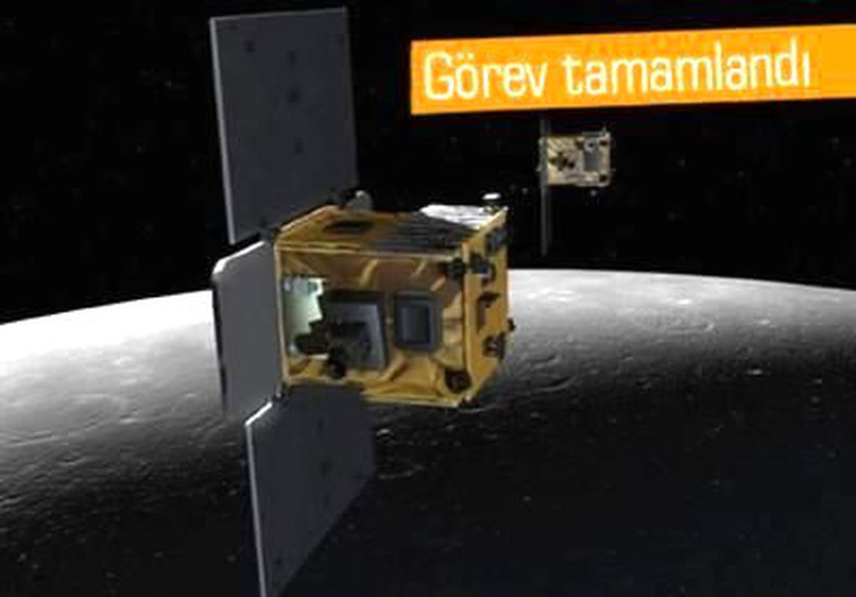 NASA\'nın 2 Uzay Aracı Ay\'a Çarptı