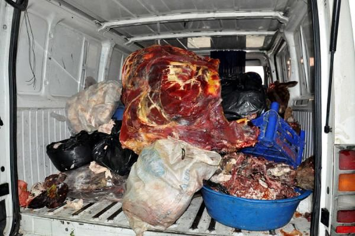 Şanlıurfa\'da 700 Kilogram Bozuk Et Ele Geçirildi