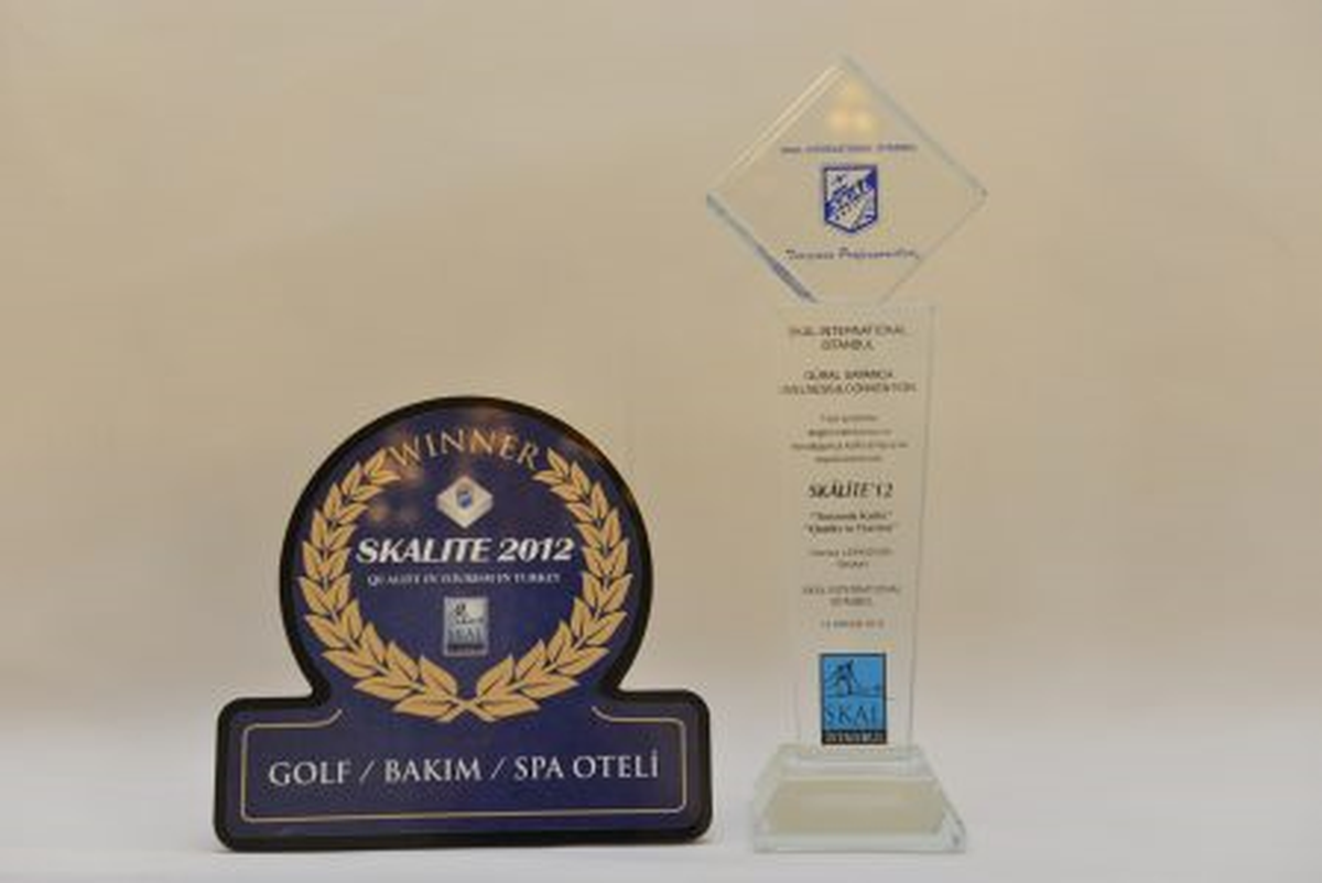SKALITE 2012\'den En İyi Spa Oteli ödülü