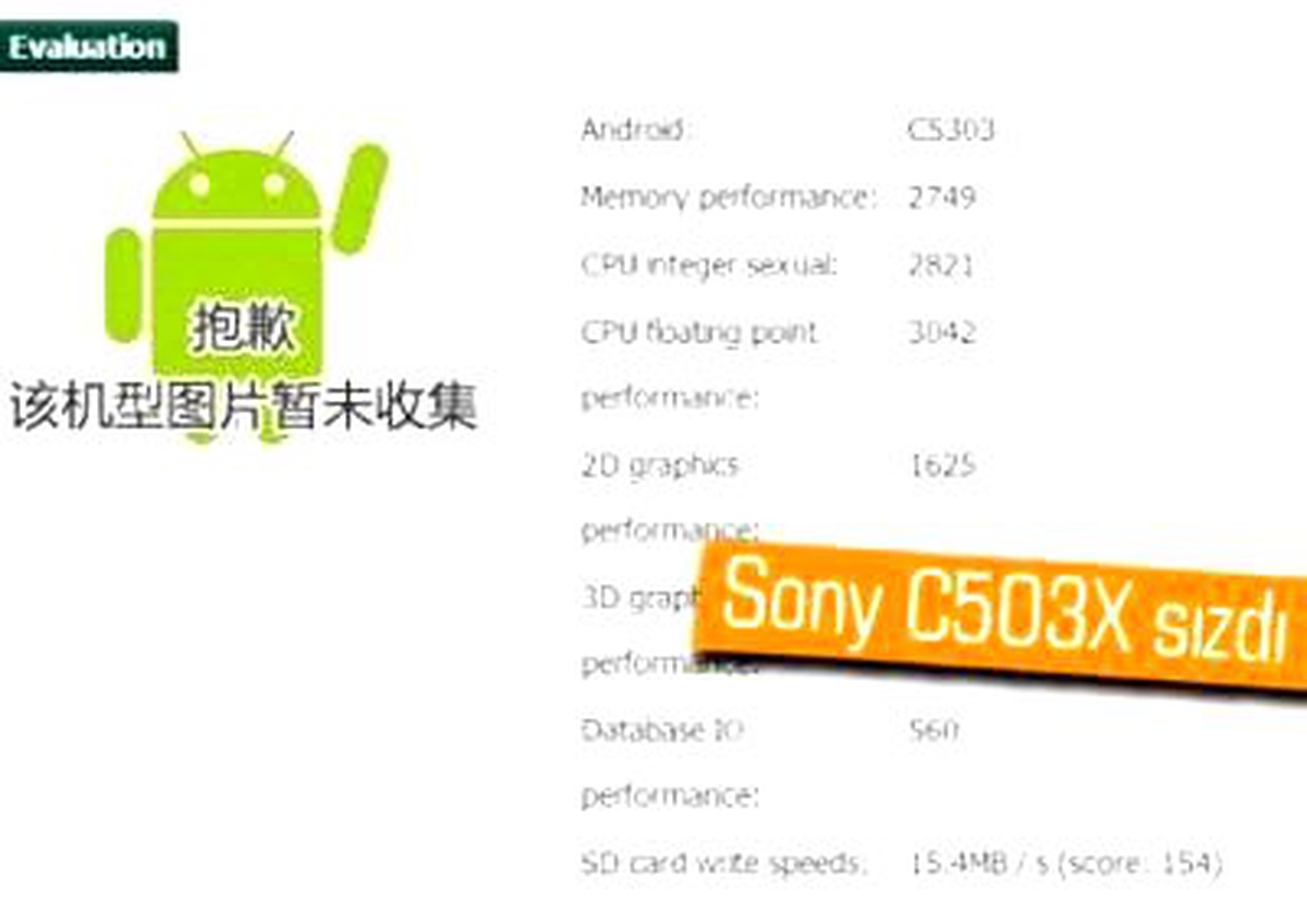 Sony C503x 1.7 Ghz İşlemci ile Geliyor