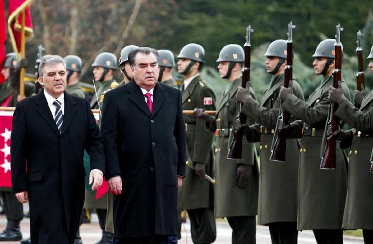 Tacikistan Cumhurbaşkanı Rahman, Çankaya Köşkü\'nde