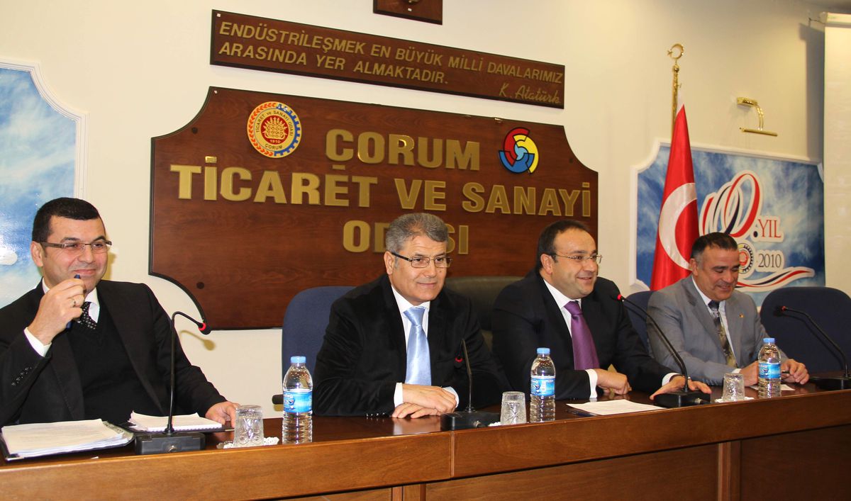 TOBB Heyeti Çorum\'a Geliyor