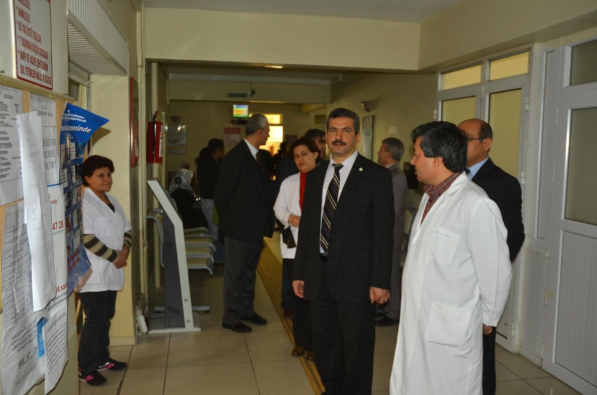 Genel Sekreter Akçay\'dan Yatağan Devlet Hastanesi\'nde İnceleme