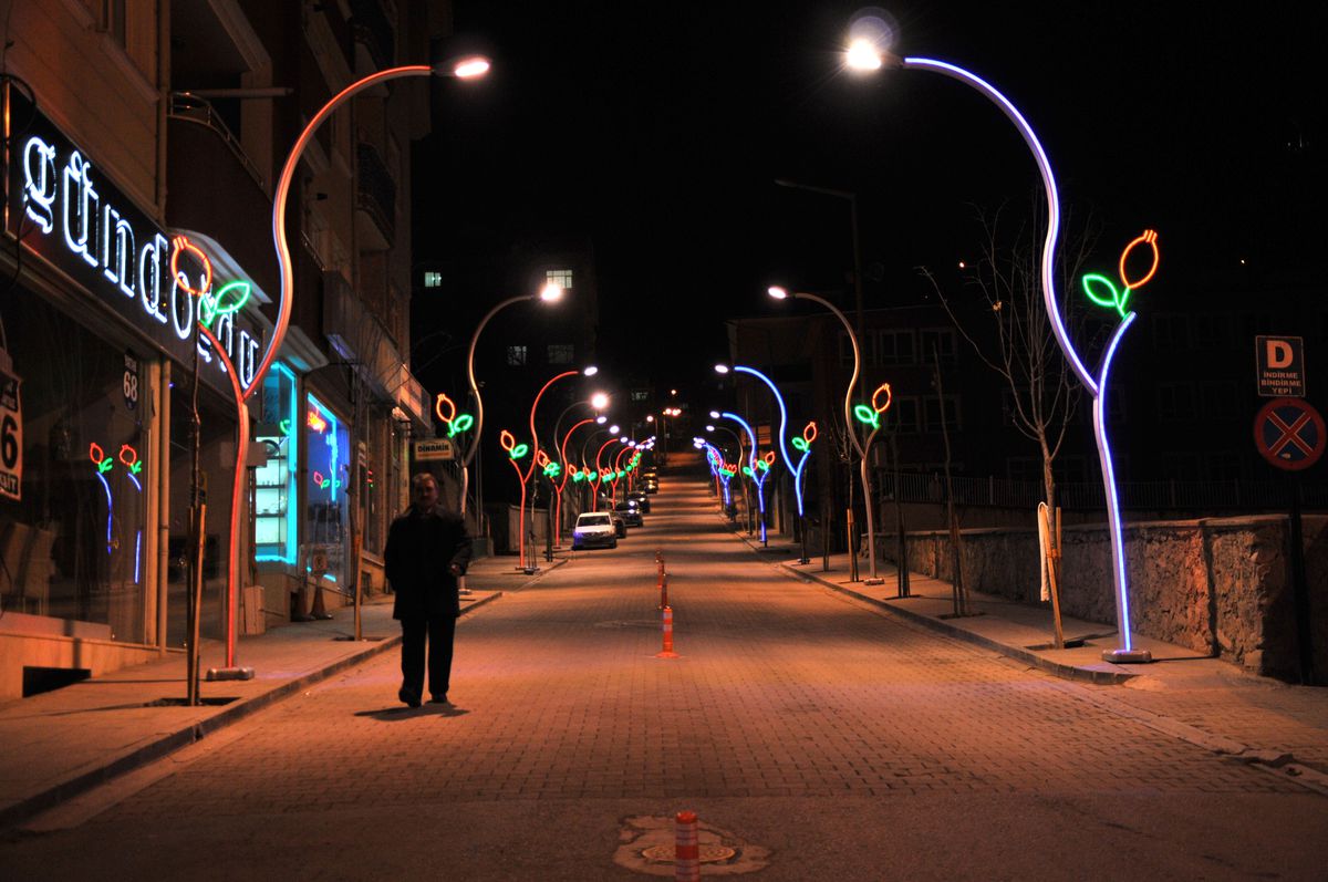 Gümüşhane\'de Aydınlatma Çalışmaları