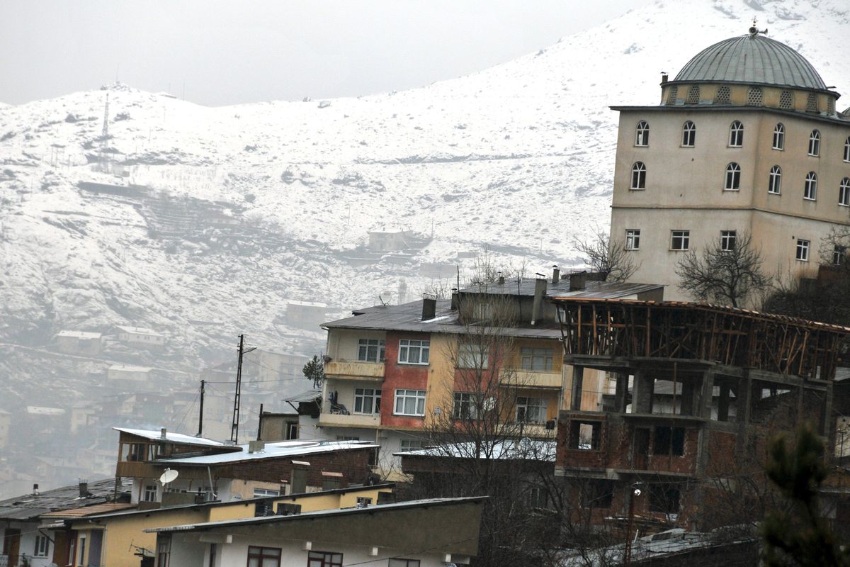 Gümüşhane\'de Kar Yağışı