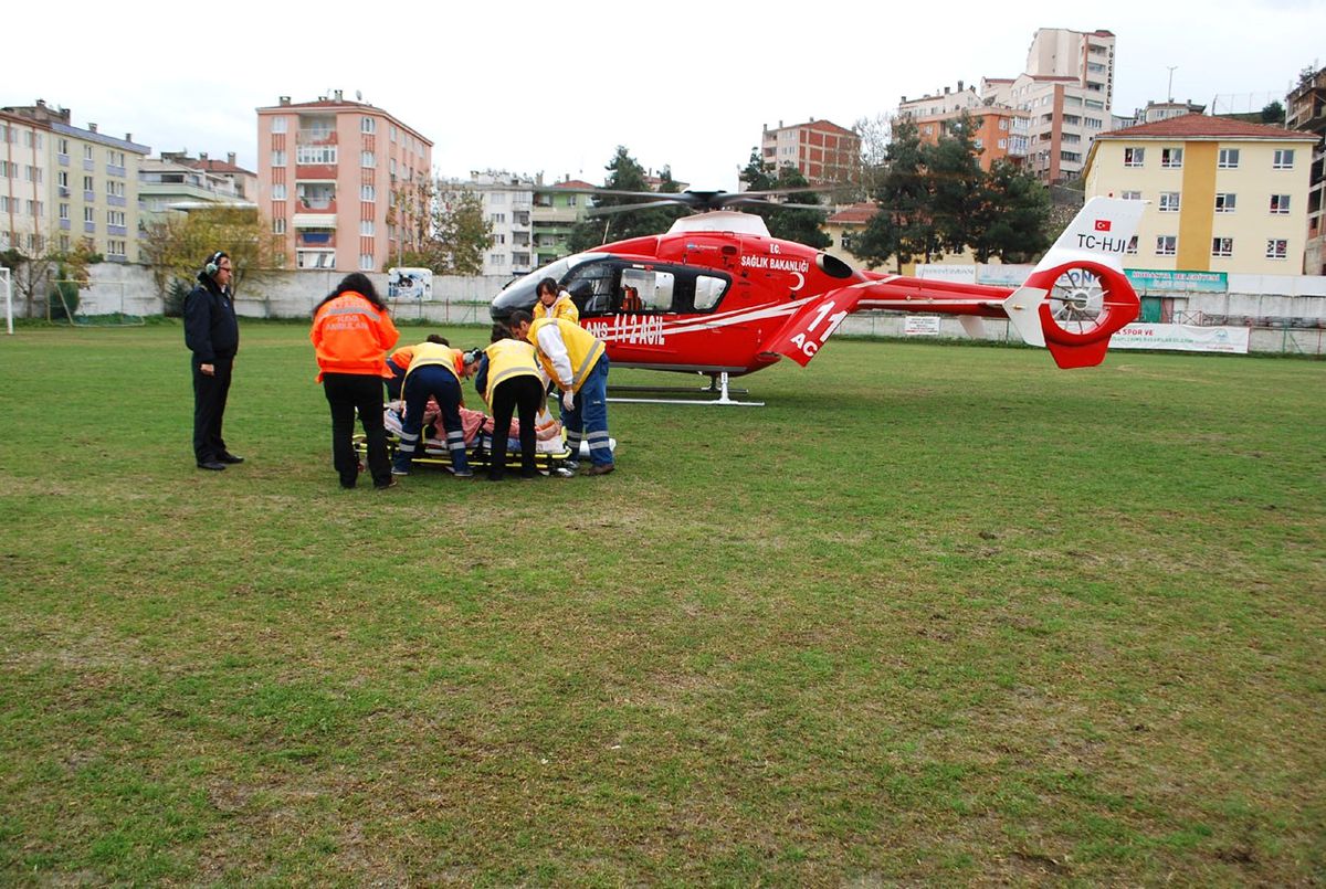 Hava Ambulansı Hayat Kurtardı