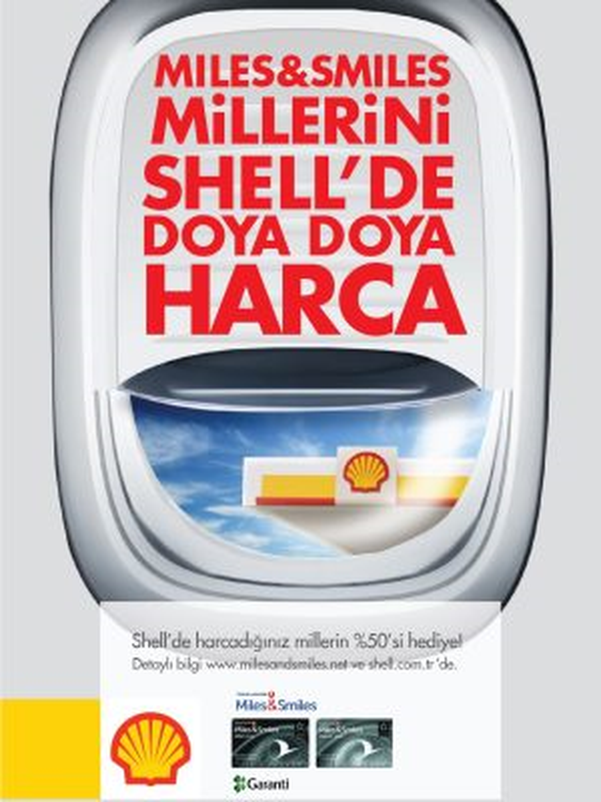 Miles&Smiles Millerini Shell\'de Harcayanlar %50 Avantajlı