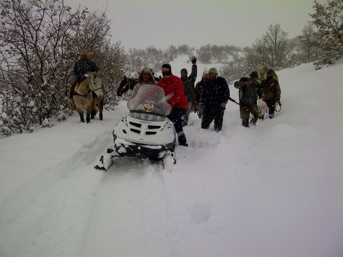 Kar Motoruyla Kurtarma Operasyonu