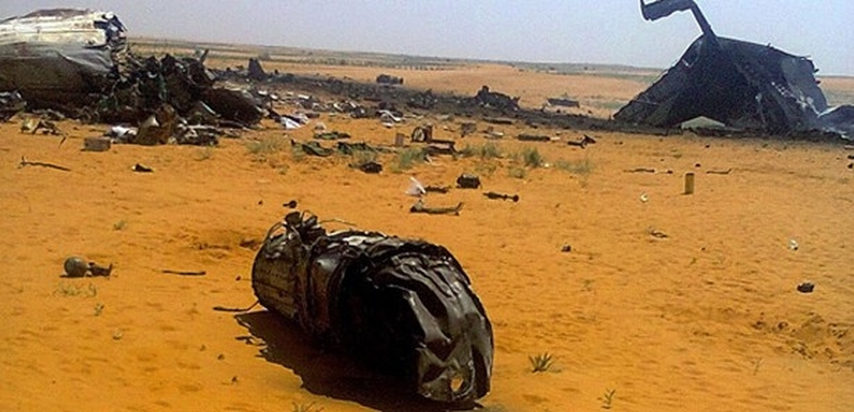 Sudan\'da Askeri Uçak Parçalandı: 1 Ölü