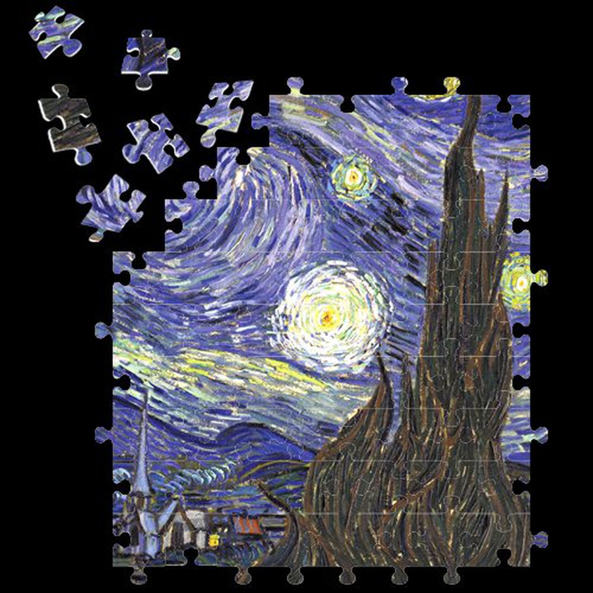 Van Gogh Tabloları Facebook\'ta Puzzle Oldu