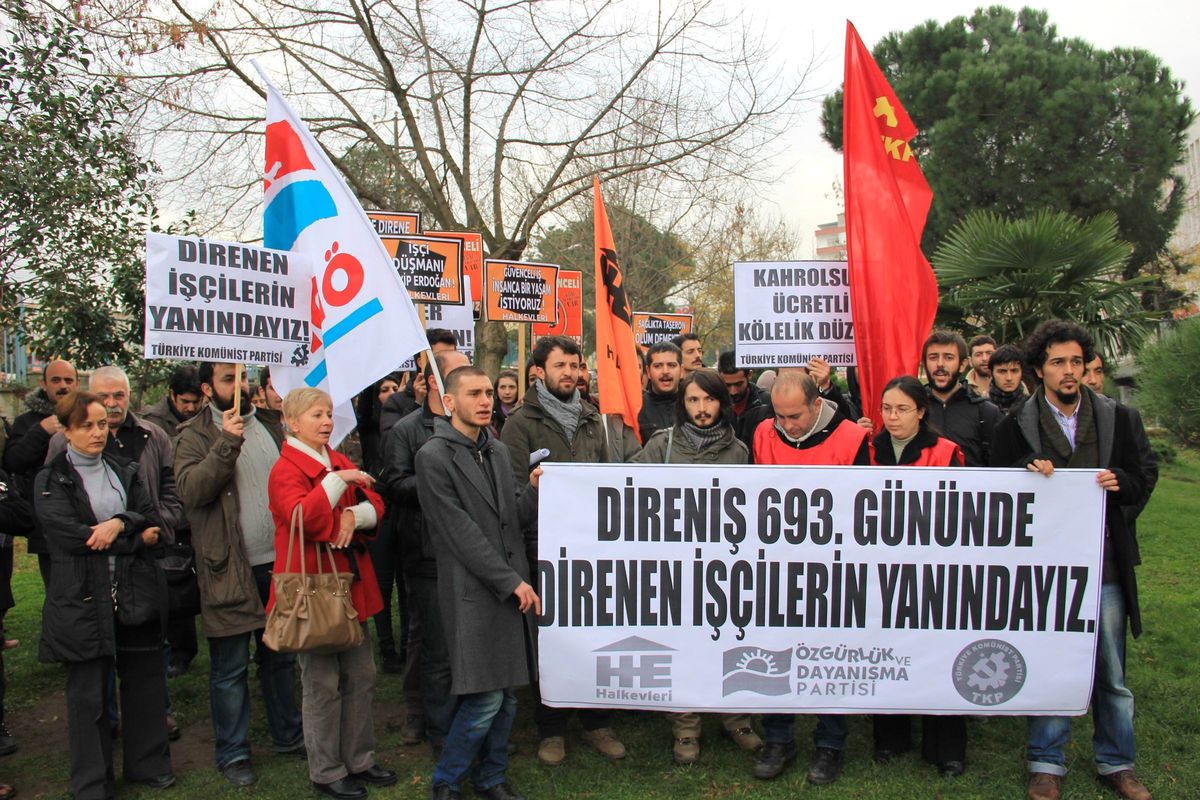 İşçilere Destek Yürüyüşü