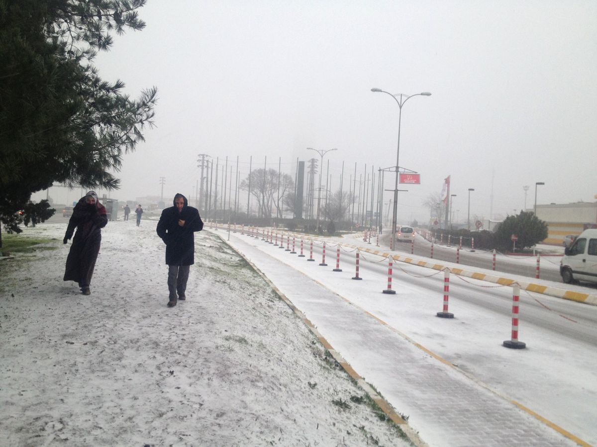 İstanbul\'da Kar Yağışı