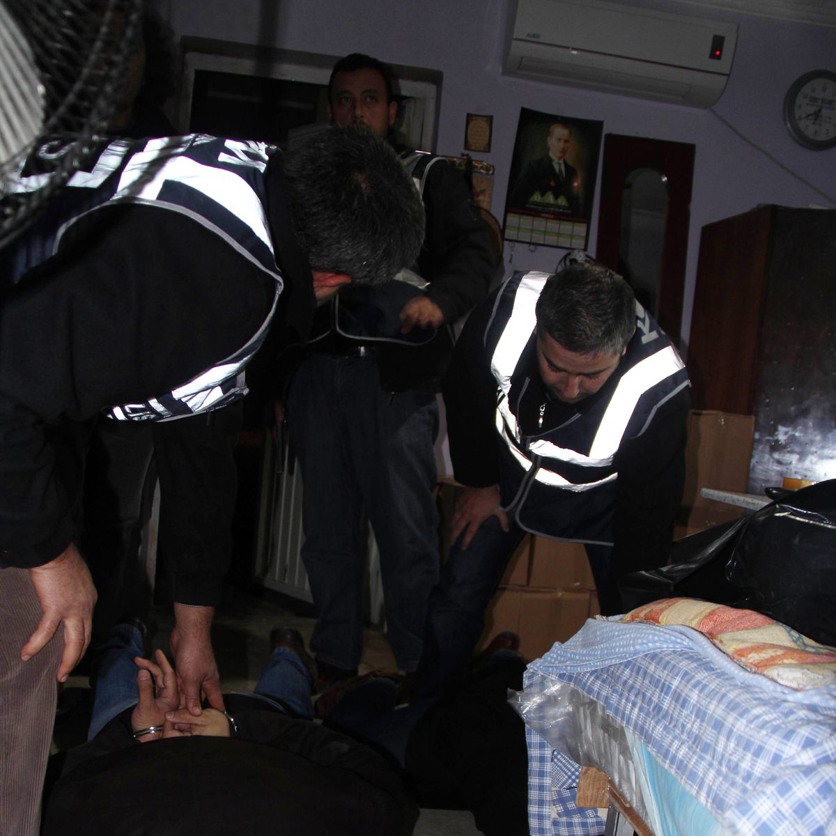 Sahte İçki İmalathanesine Şok Baskın