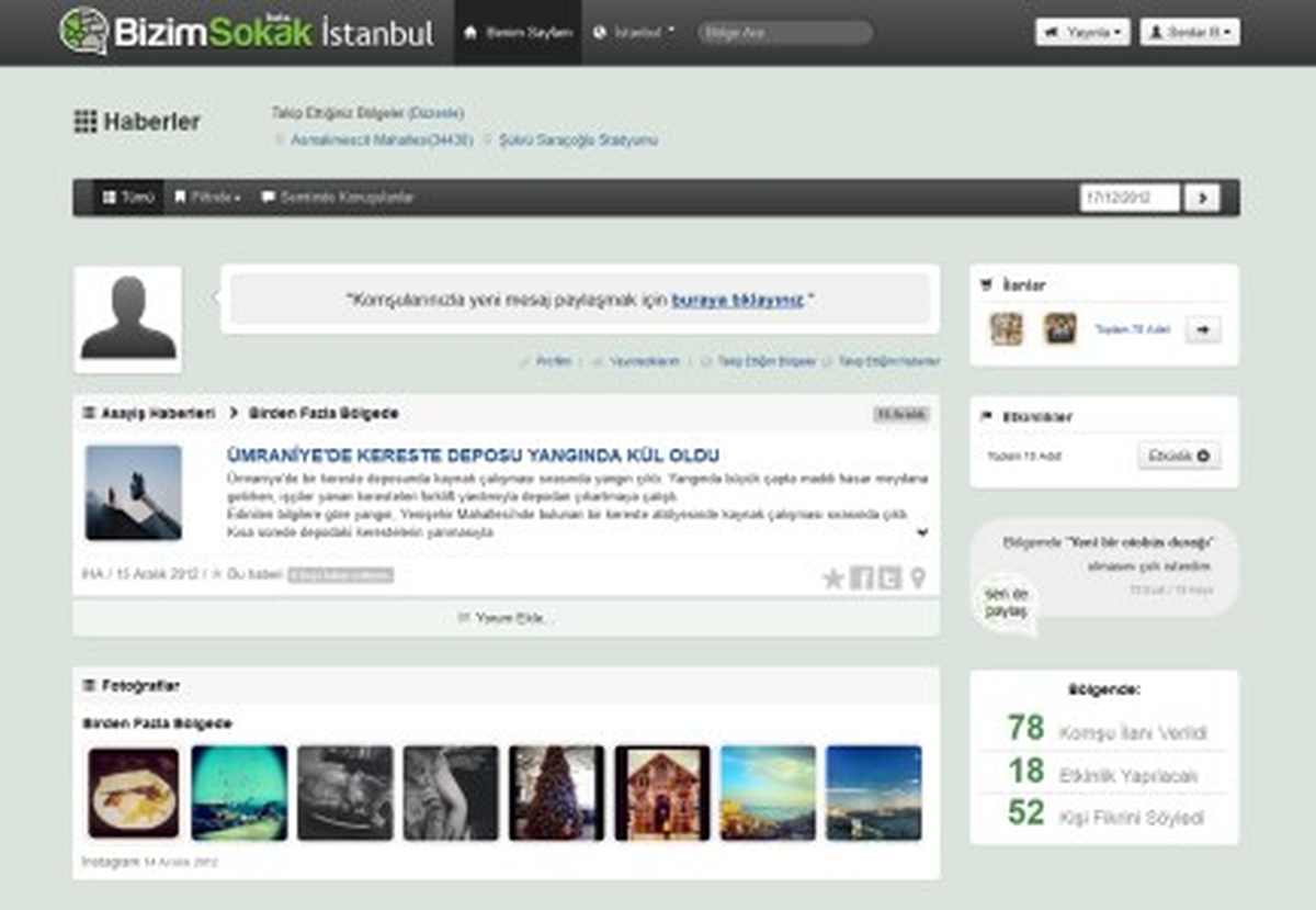 Türkiye\'nin İlk Bölgesel Sosyal Paylaşım Ağı
