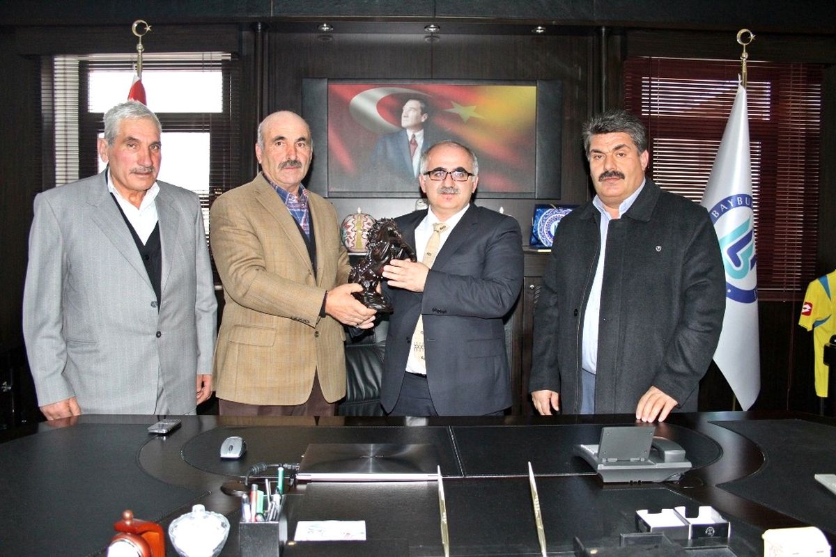 Bayburt Atlı Spor Kulübünden Rektör Budak\'a Ziyaret