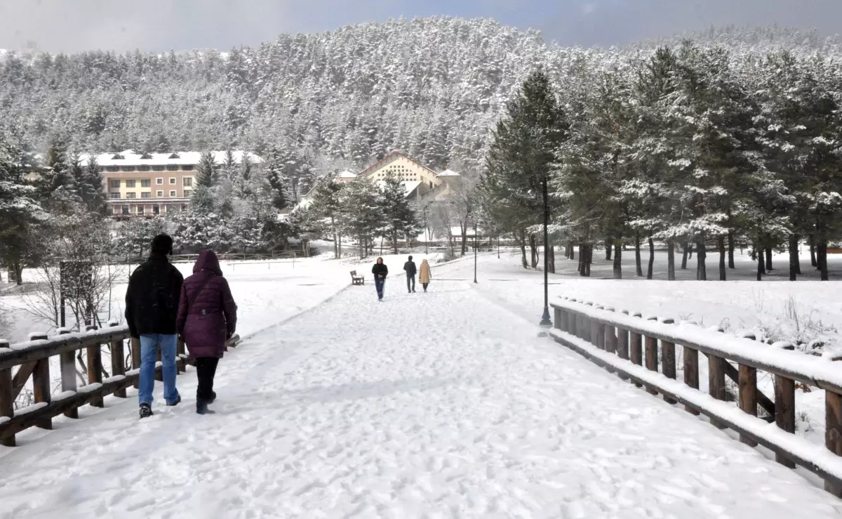 Bolu Dağı\'nda "Kartpostallık" Görüntüler Oluştu