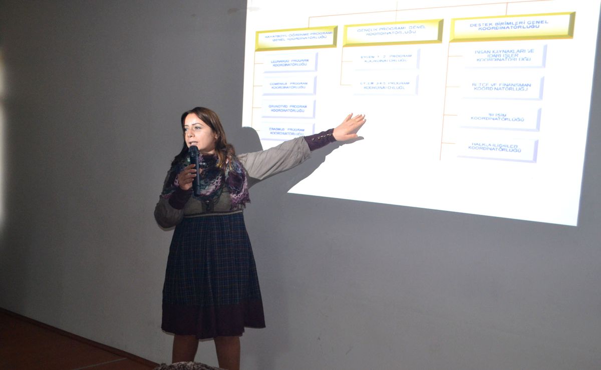Kula\'da Öğrencilere Erasmus Programı Tanıtıldı