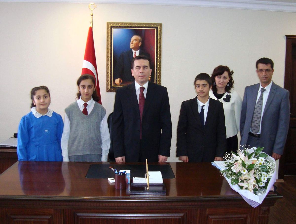 Öğrencilerden Kaymakam Işık\'a Ziyaret