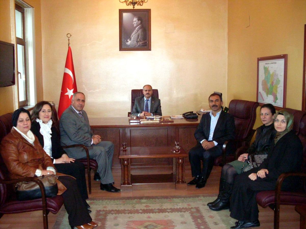Okul Aile Birliğinden Kaymakama Nezaket Ziyareti