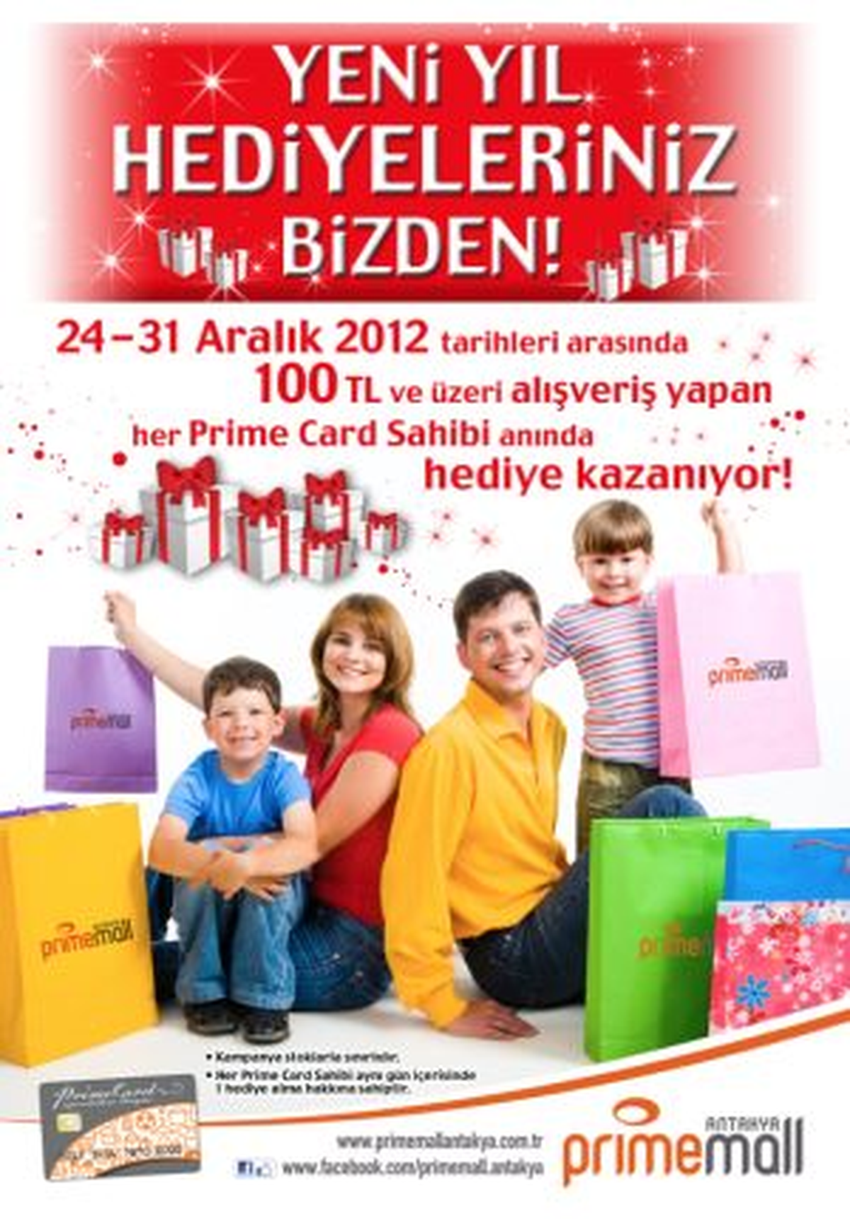 Prime Mall Antakya\'ya Noel Baba Geliyor